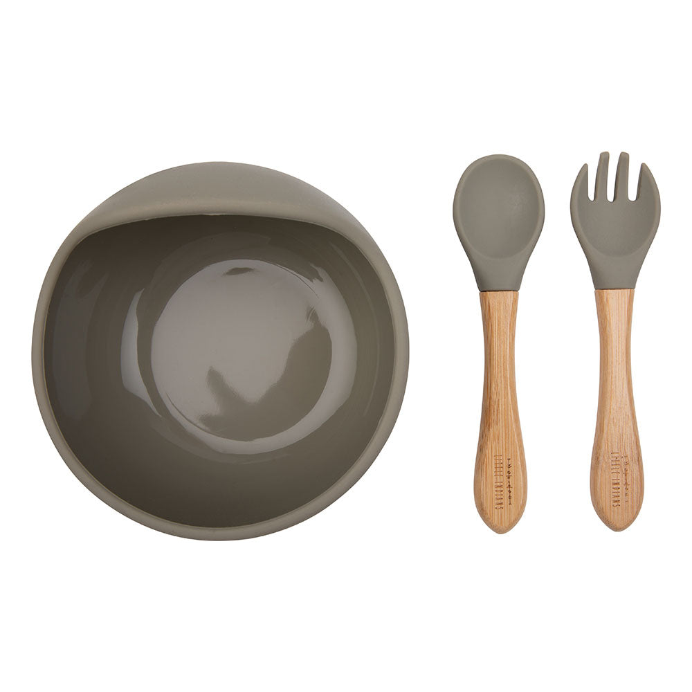 Silicone Bowl + Spoon&Fork - Little Indians